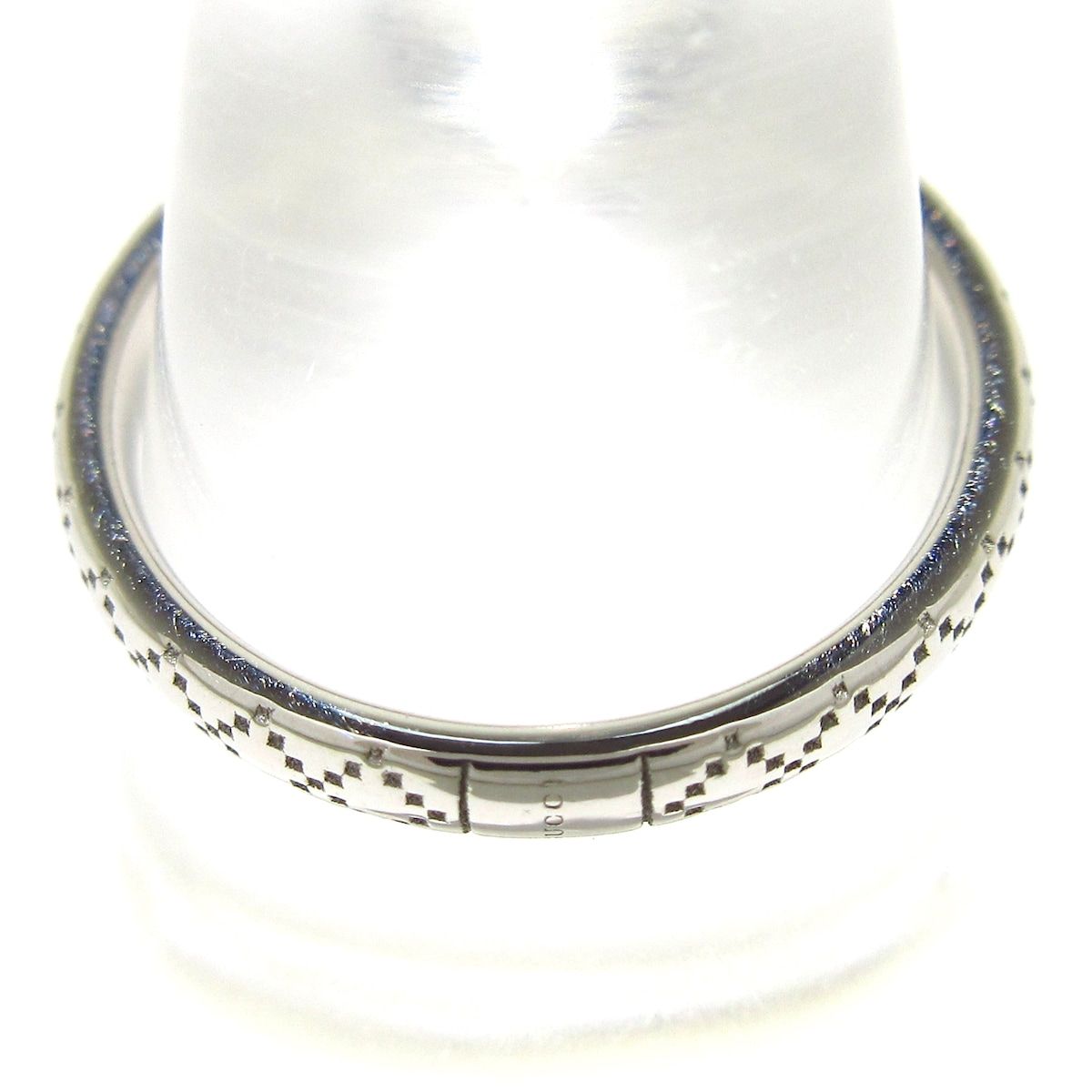 K18WG×ダイヤモンド 1Pダイヤ