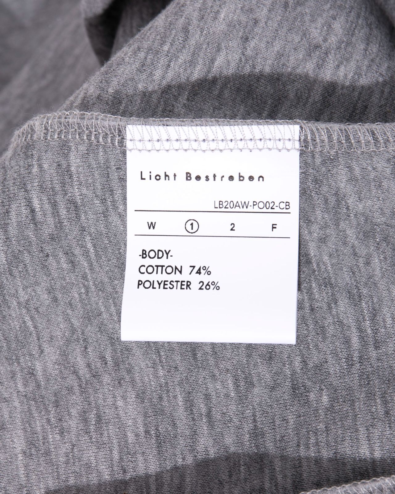 Licht Bestreben リヒトべシュトレーベン 3Dプルオーバー
