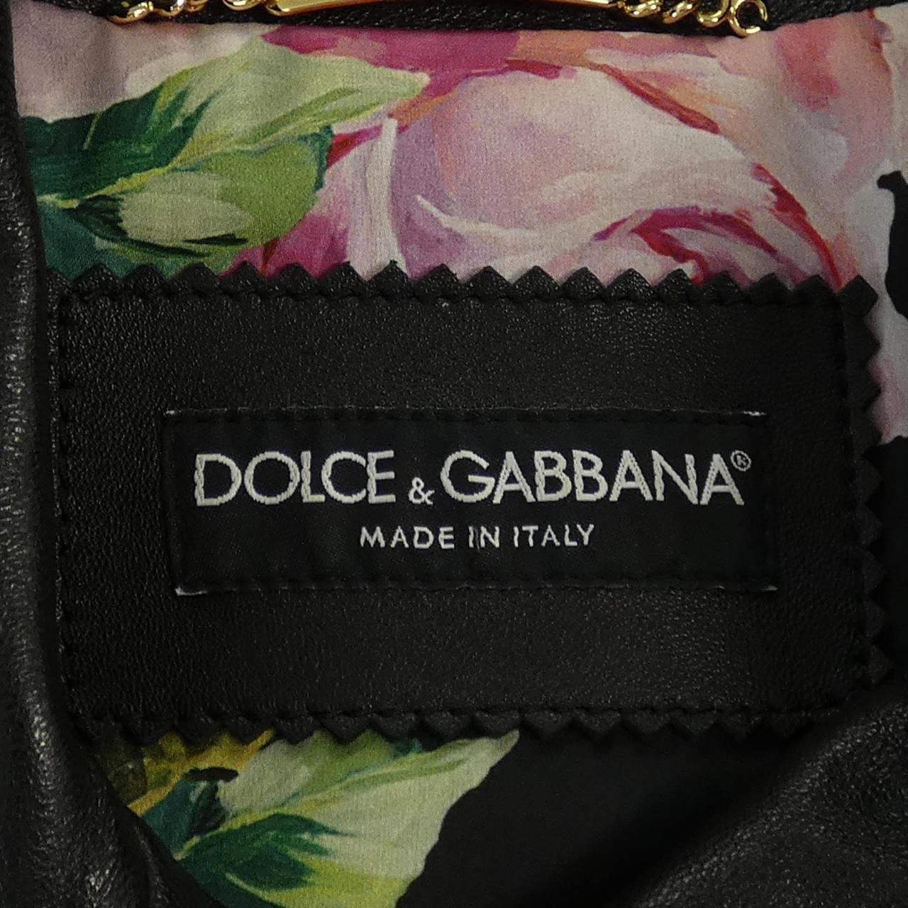 DOLCE-GABBANA レザーライダースジャケット