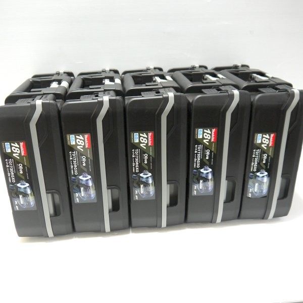 マキタ makita 18V 充電式インパクトドライバ TD173DRGXO オリーブ 5台セット ♥ 純正品 充電器用ビニール袋 ≡DT6704