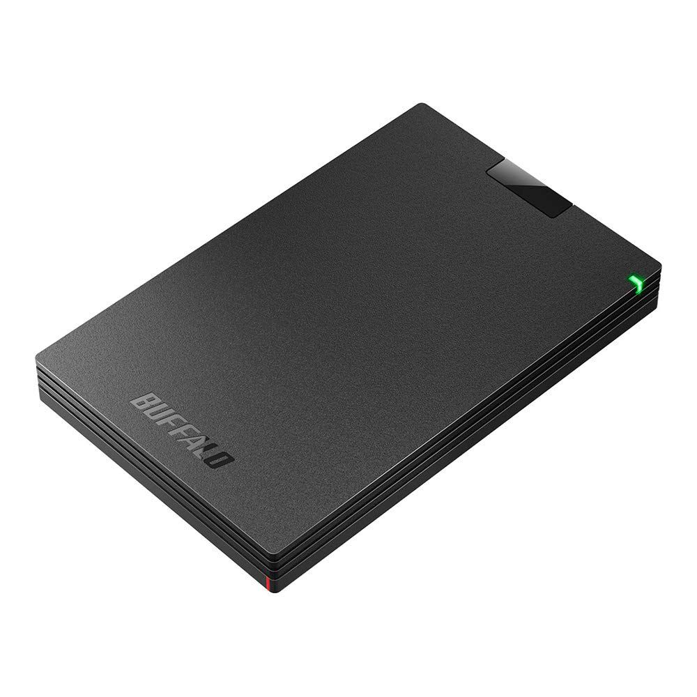 BUFFALO ポータブルHDD ブラック 1TB HD-PGF1.0U3-BKA BUFFALO ポータブルハードディスク 1TB HD-PGF1.0U3-WHA