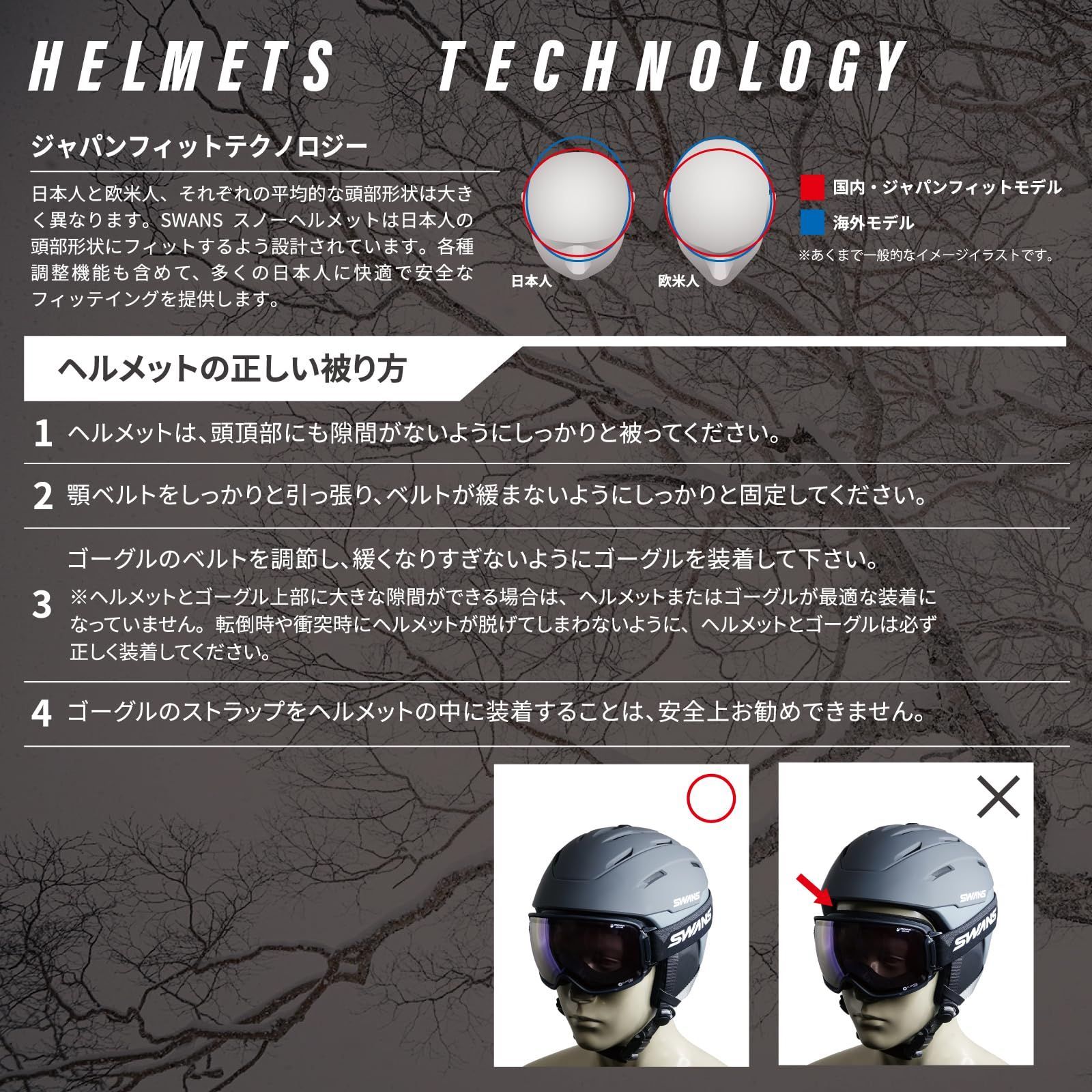 SWANS (スワンズ) 日本製 スキーヘルメット HSF-190 スキー