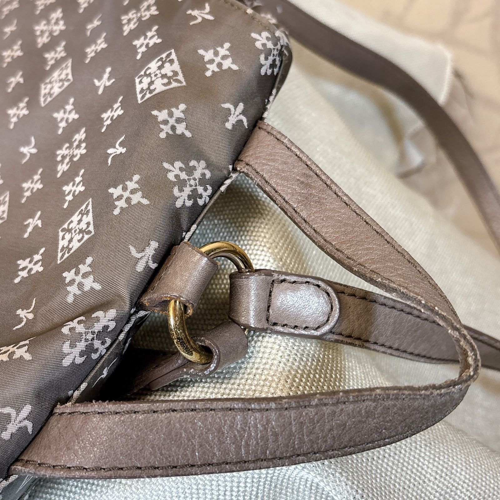 russet ラシット リュック 総柄 グレー バックパック 美品】 russet 