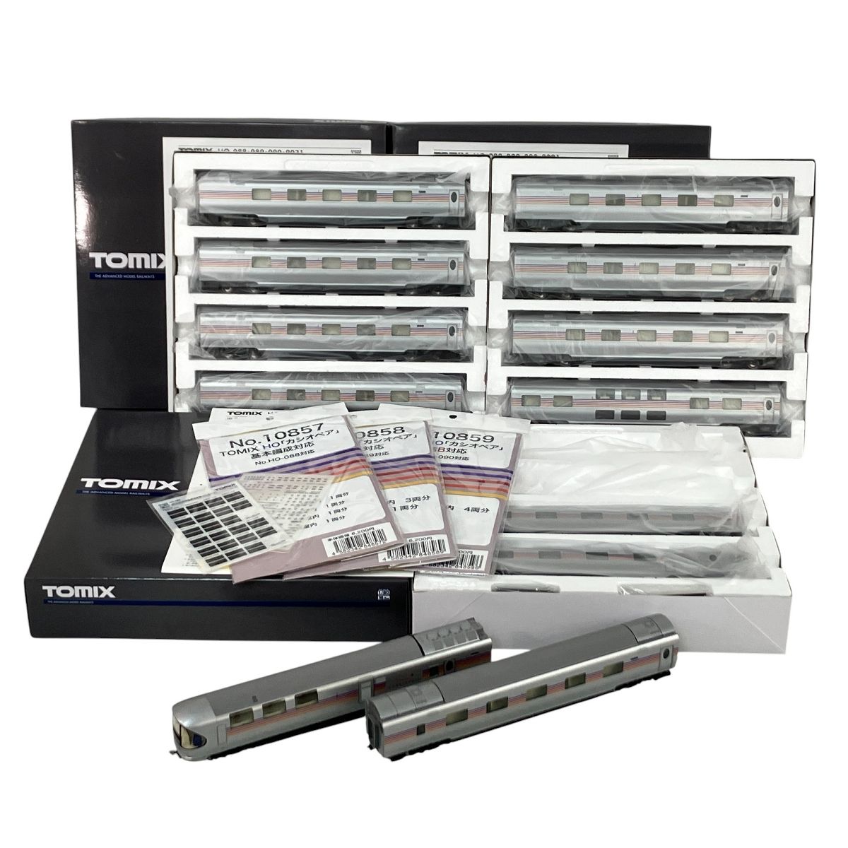TOMIX HO-088 HO-089 HO-090 JR E26系 寝台特急 カシオペア 基 増A 増B 12両セット HOゲージ 鉄道模型 N10493723
