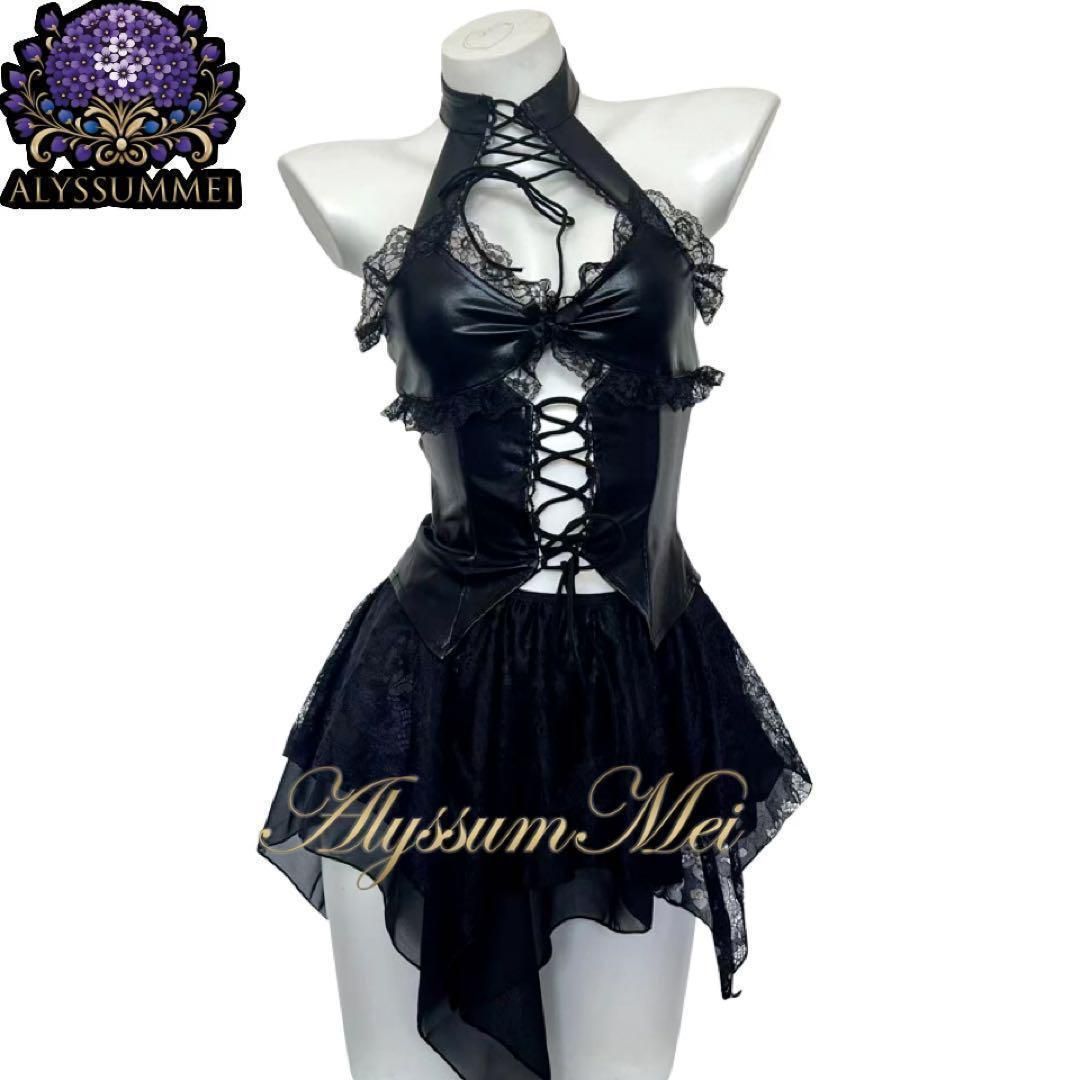 セクシー透け透け魔女キャバドレスコスプレ衣装ランジェリーステージダンスハロウィン セクシー透け透け魔女キャバドレスコスプレ衣装ランジェリー