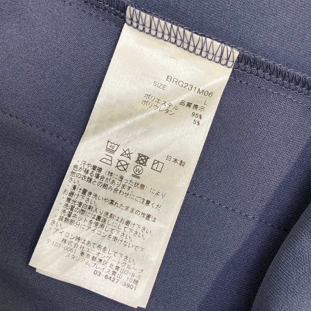 サイズ L BRIEFING GOLF ブリーフィング モデル ハイネック 半袖Tシャツ パープル系 240101541074 ゴルフウェア メンズ ストスト LLC-HASEGAWATOSO_COM