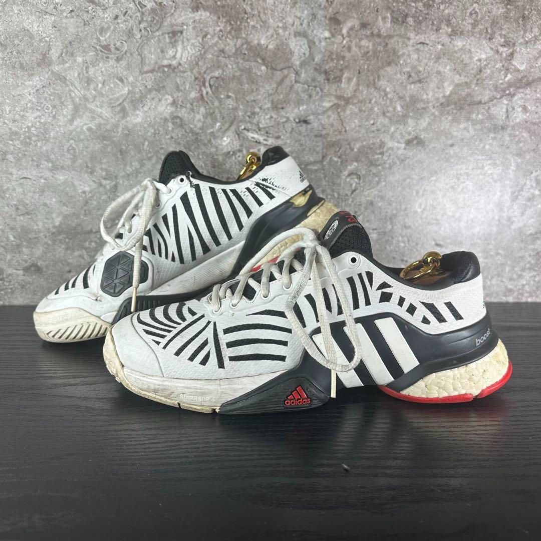 定番人気！ adidas barricade 白 テニス スニーカー Y3 × boost 2016 シューズ(男性用)
