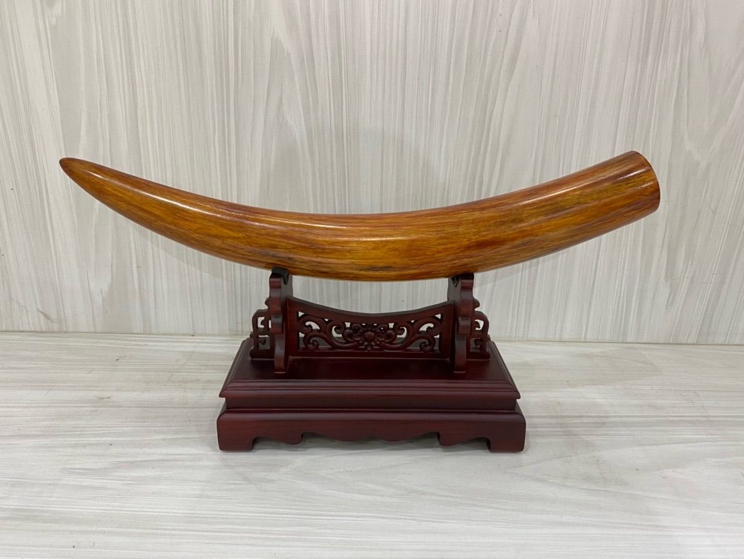 商品名:天然マンモス牙美しい手作り彫刻 万事うまく行く 置物飾り