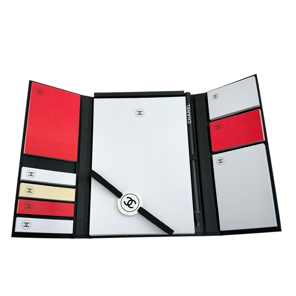 CHANEL シャネル ラ ステーショナリーセット その他文具 紙 ブラック ホワイト ユニセックス 真子質店 GD