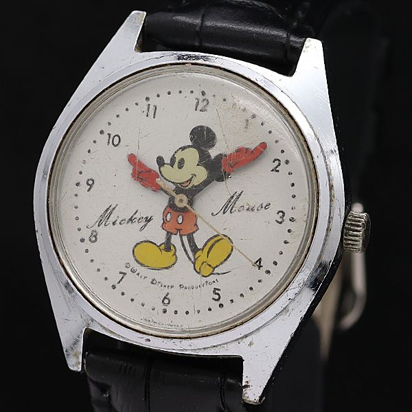 セイコー 5000-7000 ミッキーマウス 手巻き シルバー