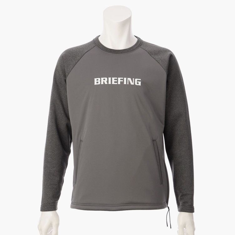 新品　BRIEFING POLARTEC CREWNECK グレーM 40%OFF】BRIEFING ブリーフィング briefing メンズ ポーラテック MEN'S