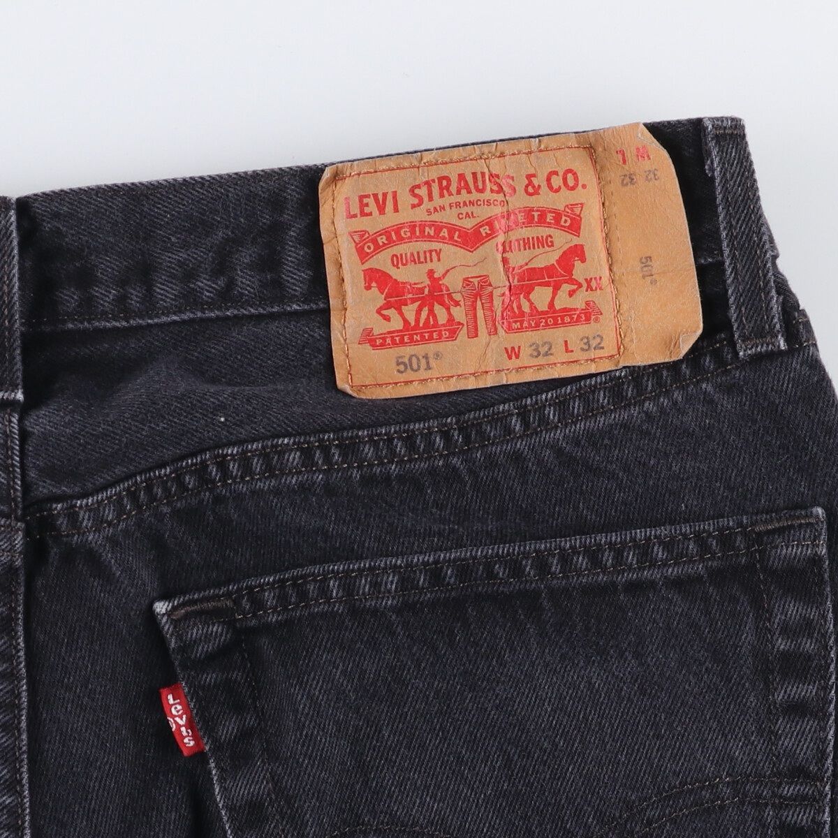 501 ブラックデニム