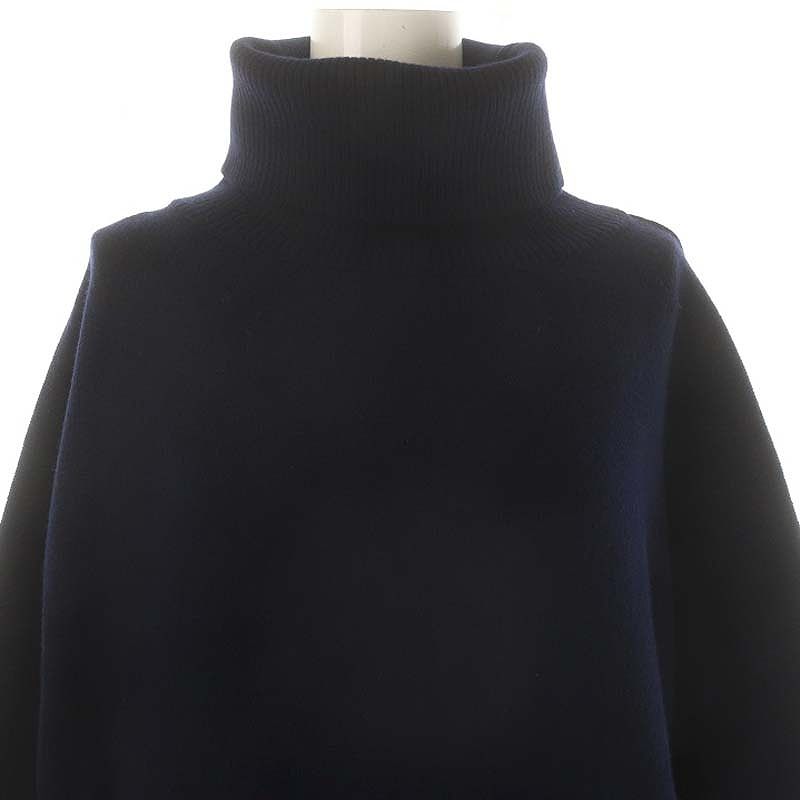 エブリデイアイライクAriesタートルネックプルオーバーウールニット黒