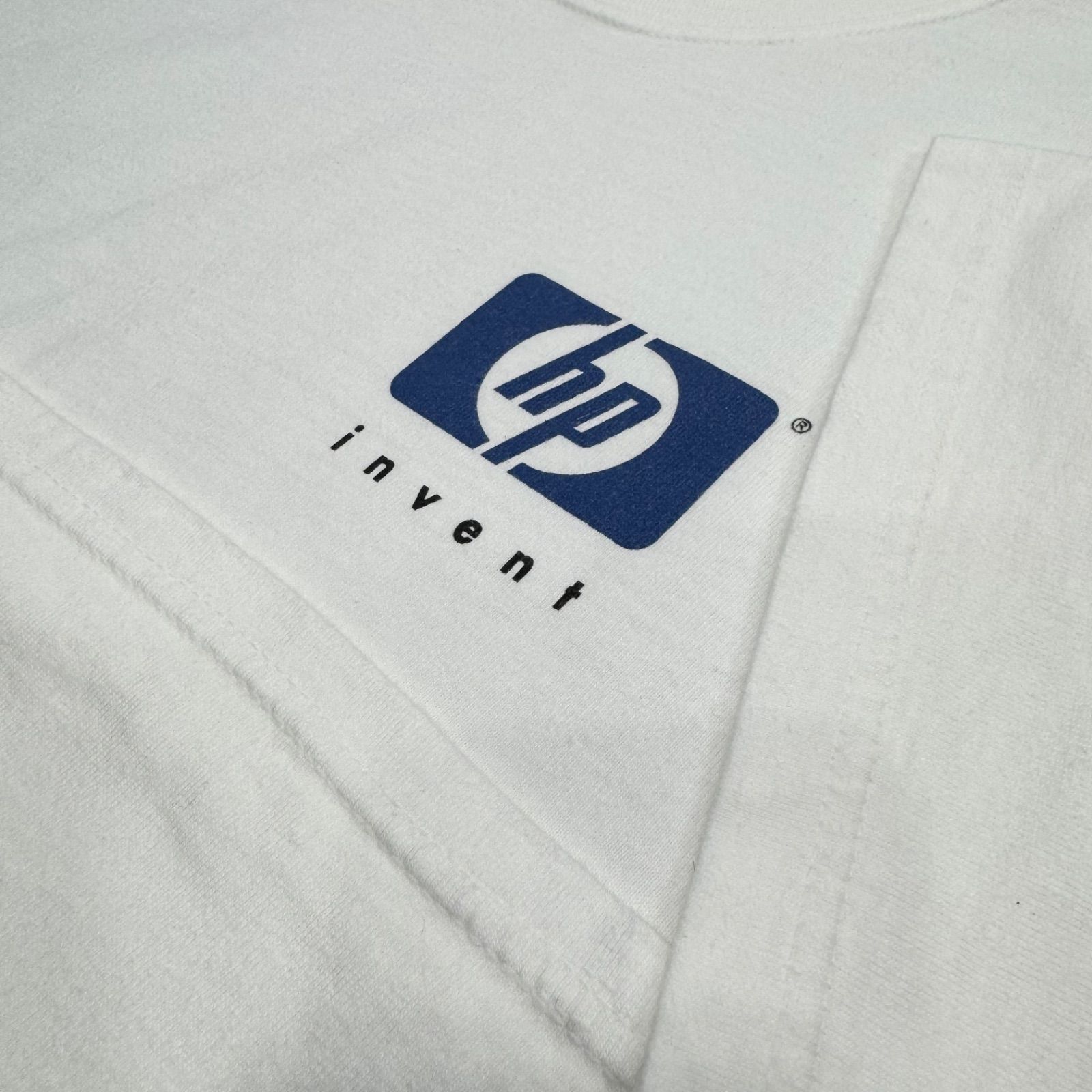 90s-00s vintage HP invent Hewlett-Packard Print T-shirt Tee USA製