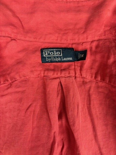 愛用 90年代 POLO by RALPH LAUREN リネンシルク混 オープン ボックスシャツ サイズM 半袖 07101201 872 随時更新中！