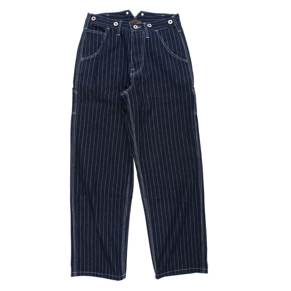 【typeＢ-XL】 ストライプ　デニム　パンツ　ウォバッシュ　ヒッコリー typeB-XL】 ストライプ デニム パンツ ウォバッシュ ヒッコリー