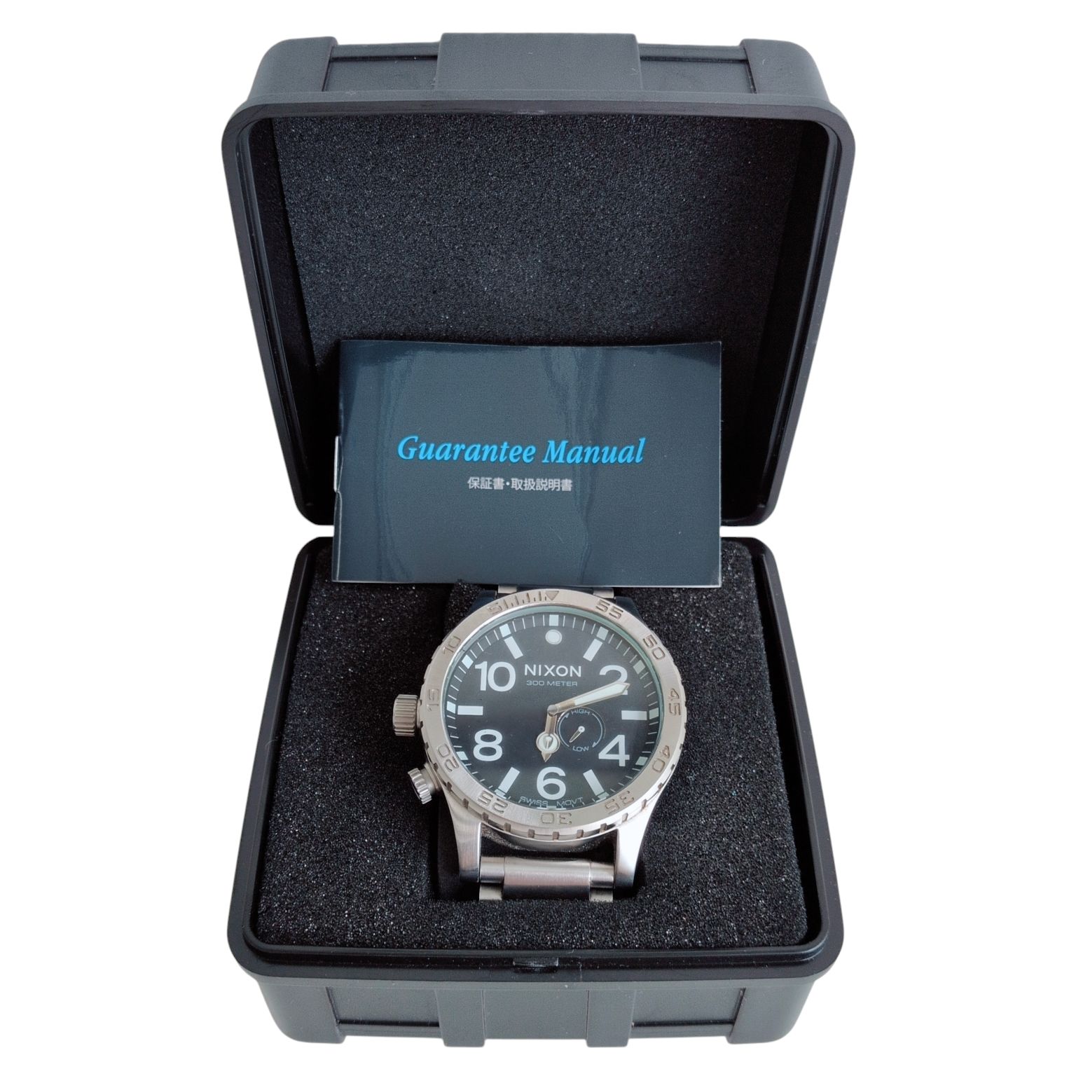 美品】ニクソン 腕時計 レア】美品 ニクソン 48-20 クロノ パンダ 白黒