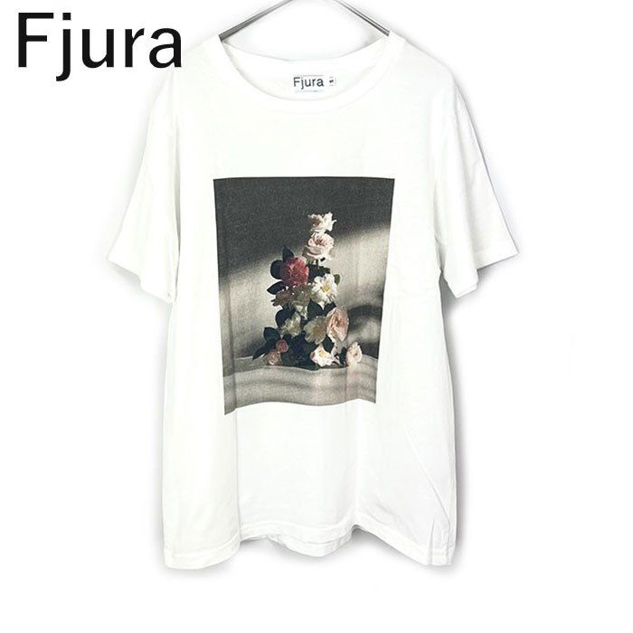 Fjura フーラMULTI ROSE TEE マルチローズTシャツ フーラ Fjura Tシャツ プリント 花柄 Drawer購入 グラフィック