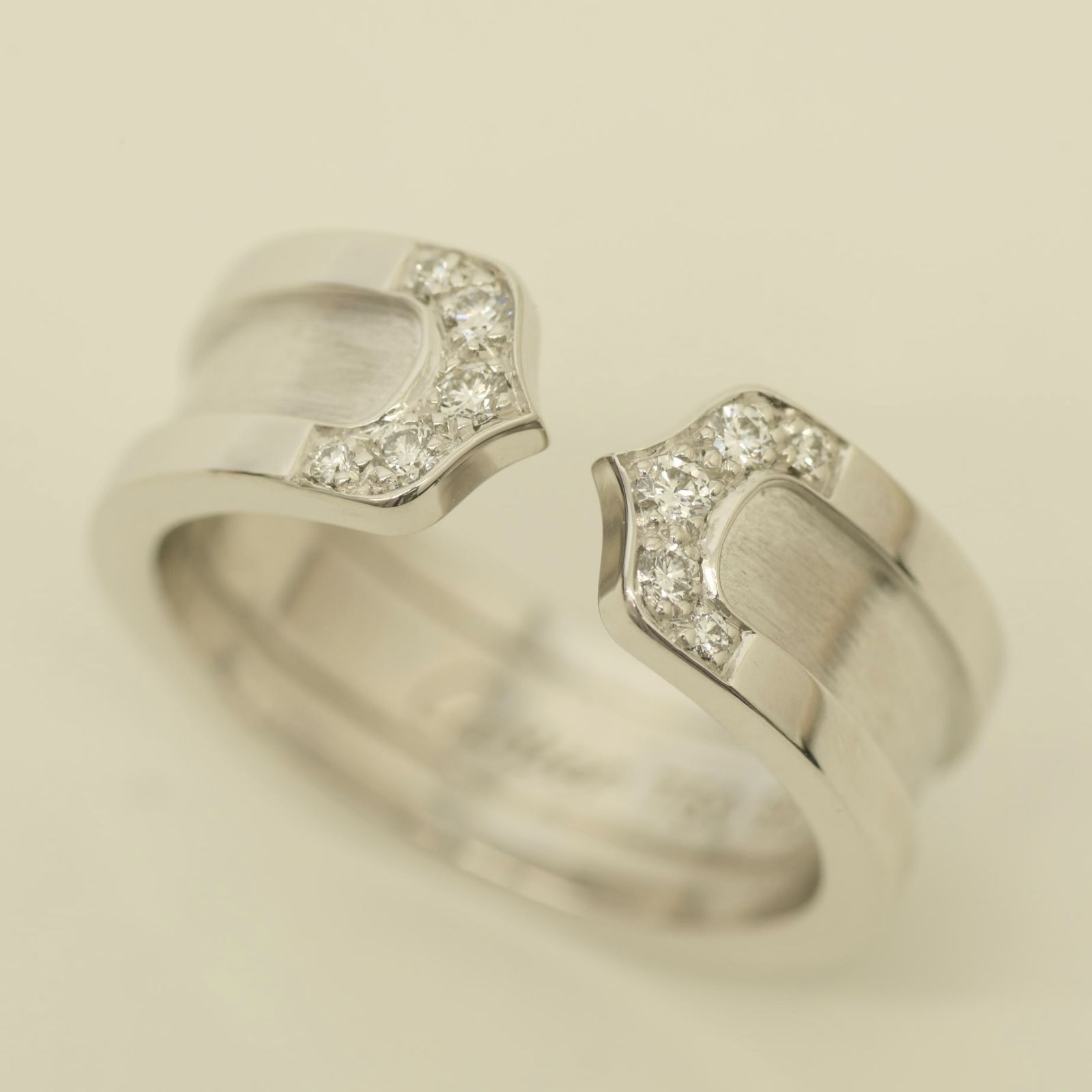 Cartier カルティエ C2リング 50号 ダイヤ カルティエ Cartier C2 #50