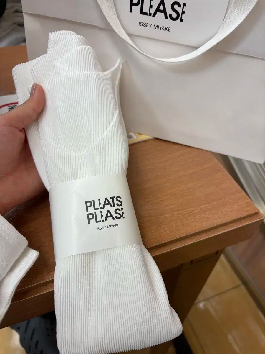 ファッション業界 プリーツ プリーズ ISSEY MIYAKE イッセイミヤケ 三宅 ミスト ベーシック トップス 白 丈夫な