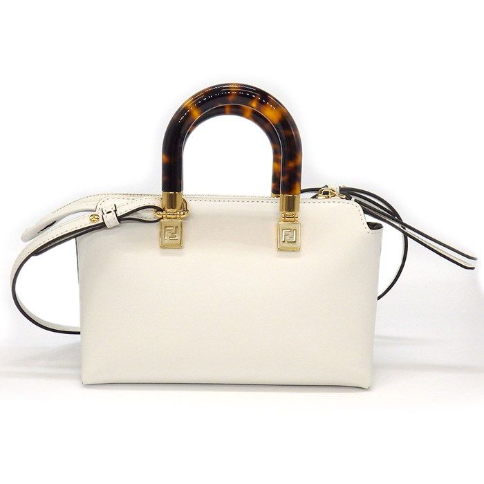 フェンディ FENDI ショルダーバッグ ハンドバッグ バイザウェイ ミニ 8BS067 ABVL F1JTW ホワイト カーフレザー 【中古】 FENDI - フェンディ FENDI ショルダーバッグ ハンドバッグ