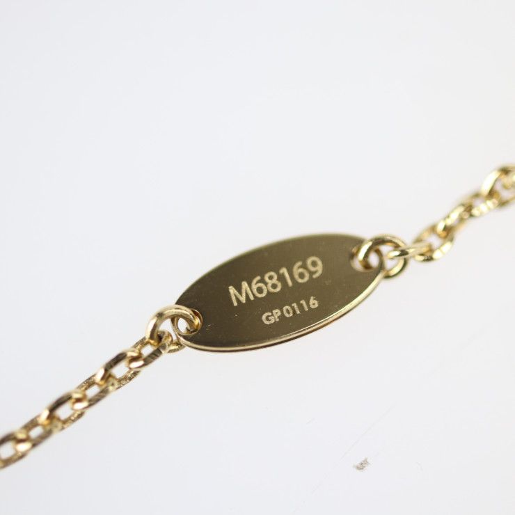 【極美品】ルイヴィトン ネックレス M68169 ラインストーン ゴールド 極美品】ルイヴィトン ネックレス M68169 ラインストーン