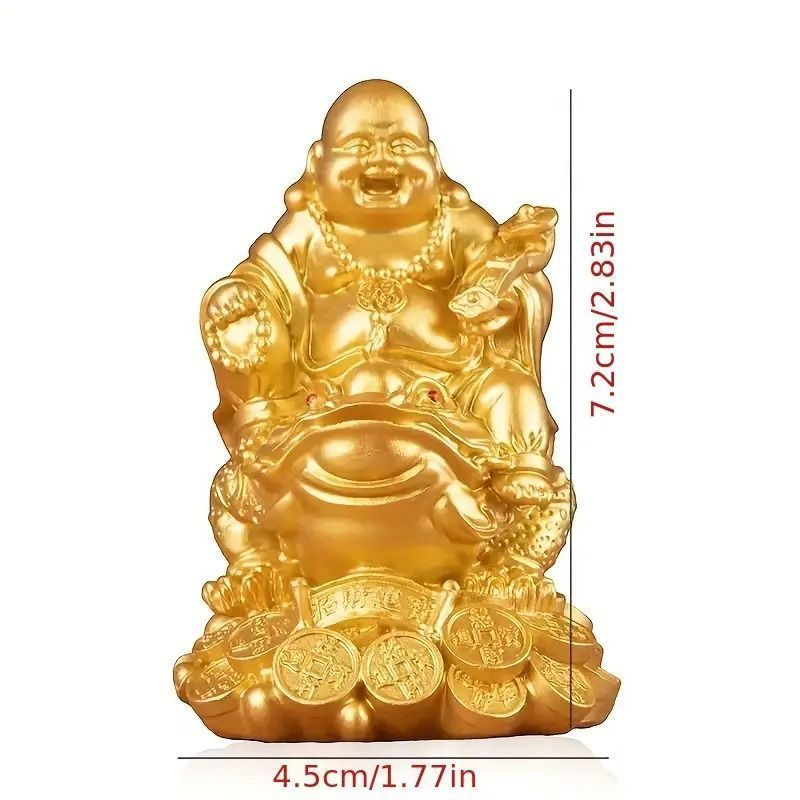 笑う仏像 布袋様の置物 風水 アート 布袋様 布袋さん 七福神 ご利益 金