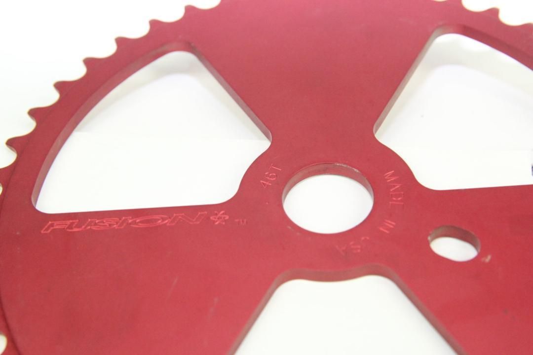 自転車 BMX スプロケット ストリート FUSION SPROCKET 46T RED 送料 