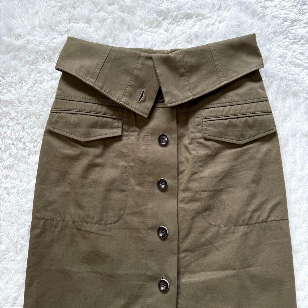 美品　Mame マメクロゴウチ 24FW オーガニックコットンスカート mame kurogouchi マメクロゴウチ 2024年モデル 24FW Organic Cotton