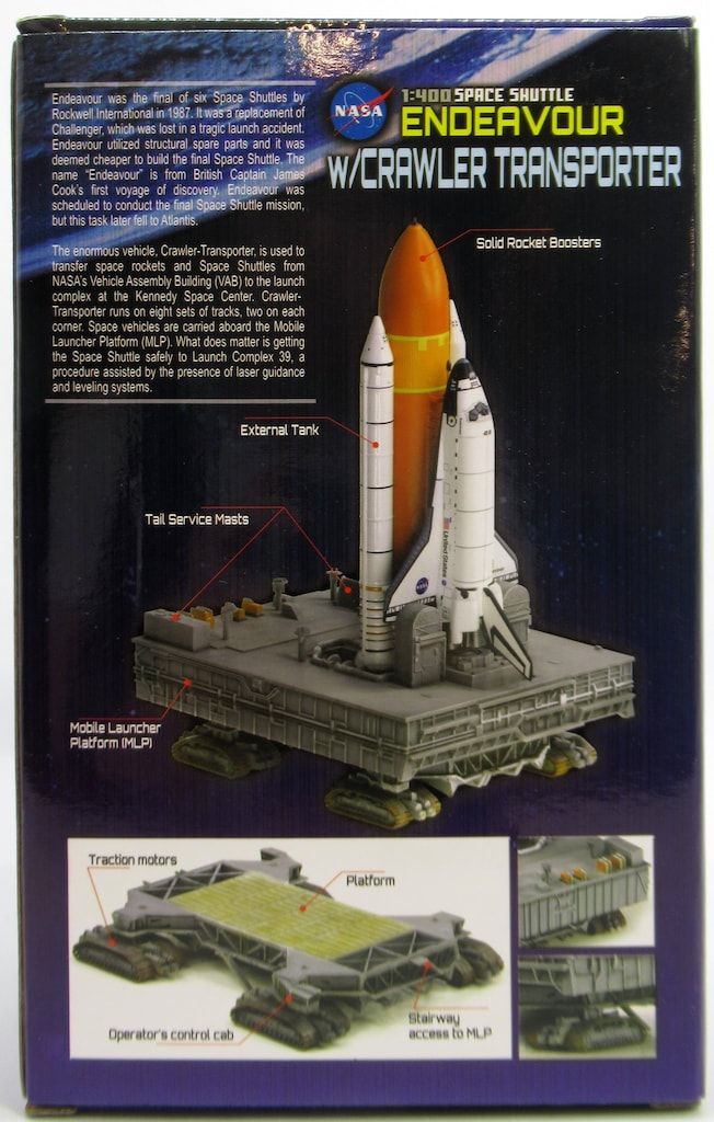 ドラゴン 1 400スペースドラゴンウイングス SPACE SHUTTLE ENDEAVOUR w CARWLER TRANSPORTER 56393