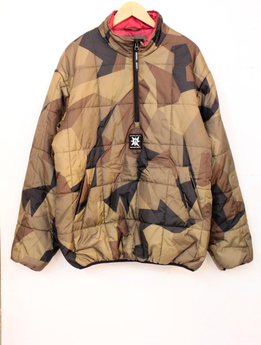 VOLCOM メンズ中綿ジャケット M VOLCOM/AP2 Anorak/M/カーキ VOLCOM メンズ中綿ジャケット M VOLCOM/AP2 Anorak/M/カーキ