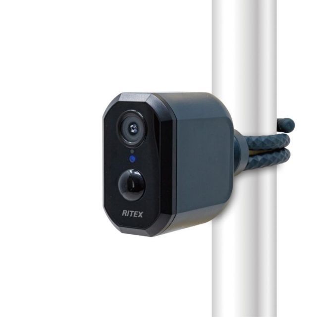 ムサシ 防犯カメラ 充電式どこでもセンサーWi-Fiカメラ C-RC7200