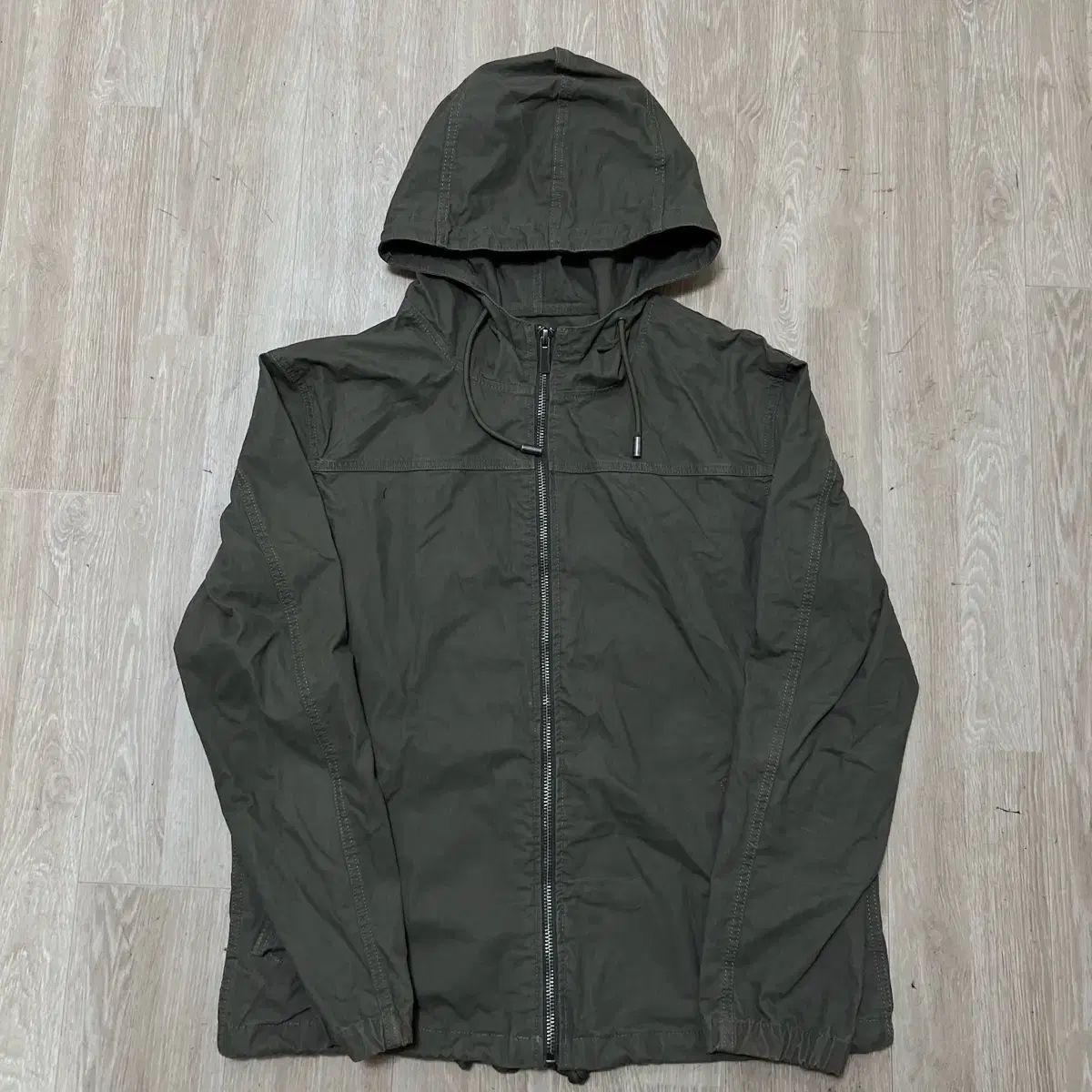 ZARA ミリタリージャケット　XL ザラ ZARAザラ グレーベージュ ミリタリージャケットMサイズ - メルカリ
