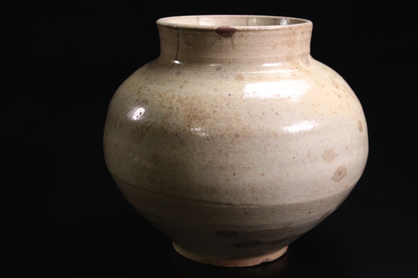 爨】李朝時代 白磁製染付提灯壷 15cm 朝鮮古陶 唐物骨董 [S157]PQ/24.9