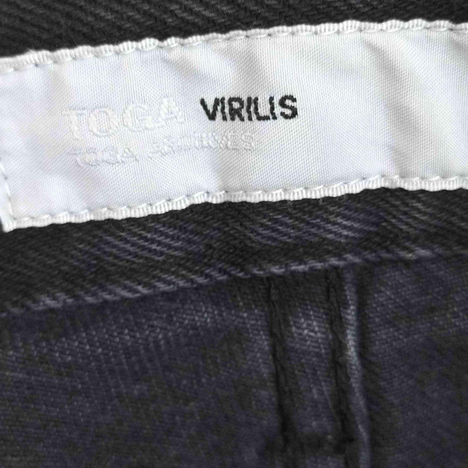 トーガビリリース TOGA VIRILIS ZIP DENIM PANTS サイドジップ