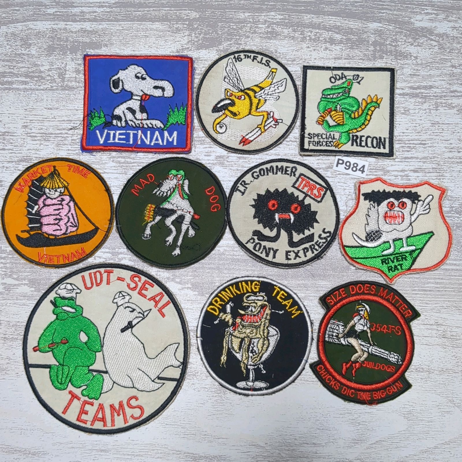 ワッペン アメカジ ミリタリー キャラクター ヴィンテージ ベトナム