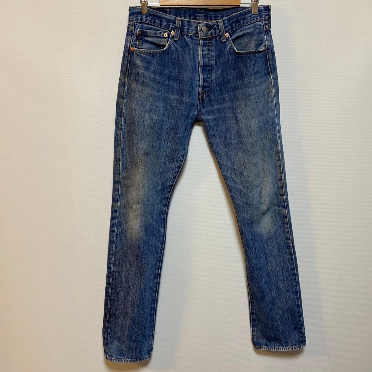 リーバイス Levi's501 W32L34 エジプト製 ジーンズ デニム ブルー