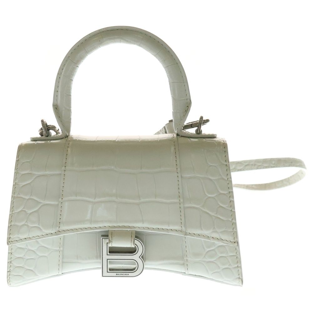 BALENCIAGA バレンシアガ アワーグラス レザー型押し ミニ