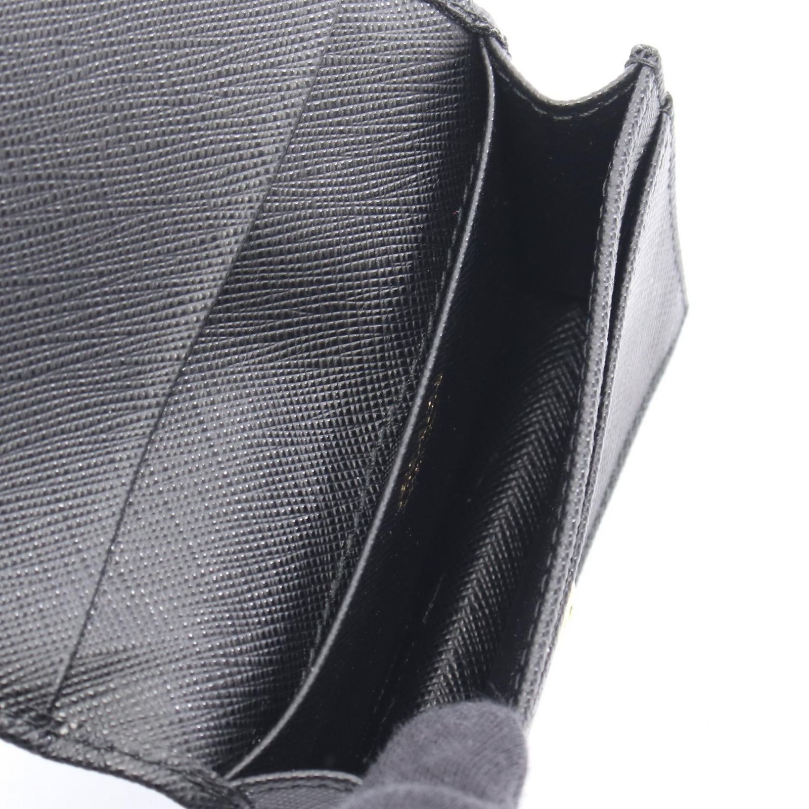 プラダ PRADA カードケース SAFFIANO METAL 1MC122QHHF0002 ブラック  