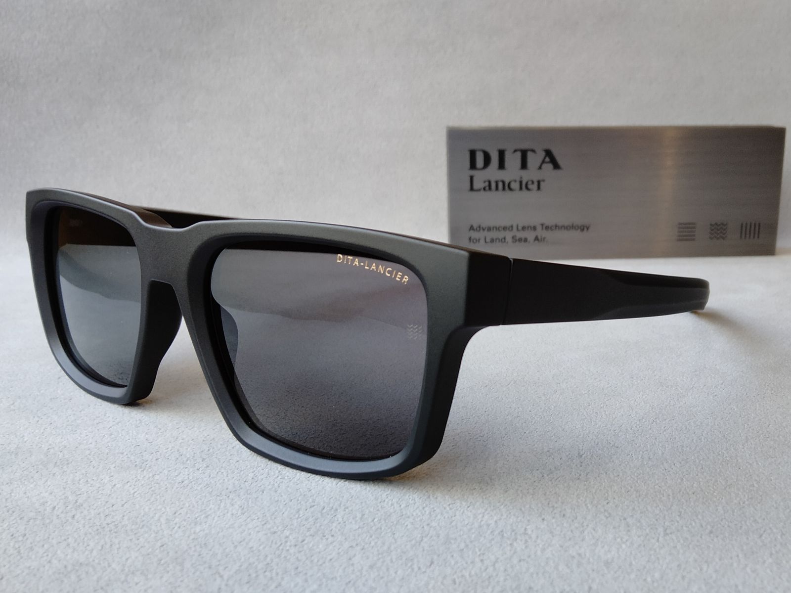 DITA Lancier（ディータ ランシアー）LSA-712-01 Matte Black // Sea Polarized（偏光サングラス）※再入荷