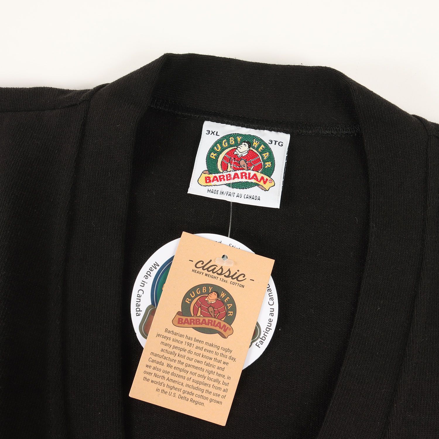 新品】BARBARIAN バーバリアン カーディガン サイズ:3XL / スウェット 
