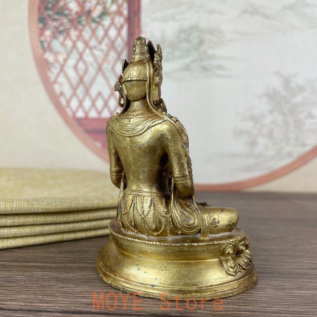 仏教美術 銅像 仏像 長寿仏 辟邪 開運 招財 置物 風水 工芸品