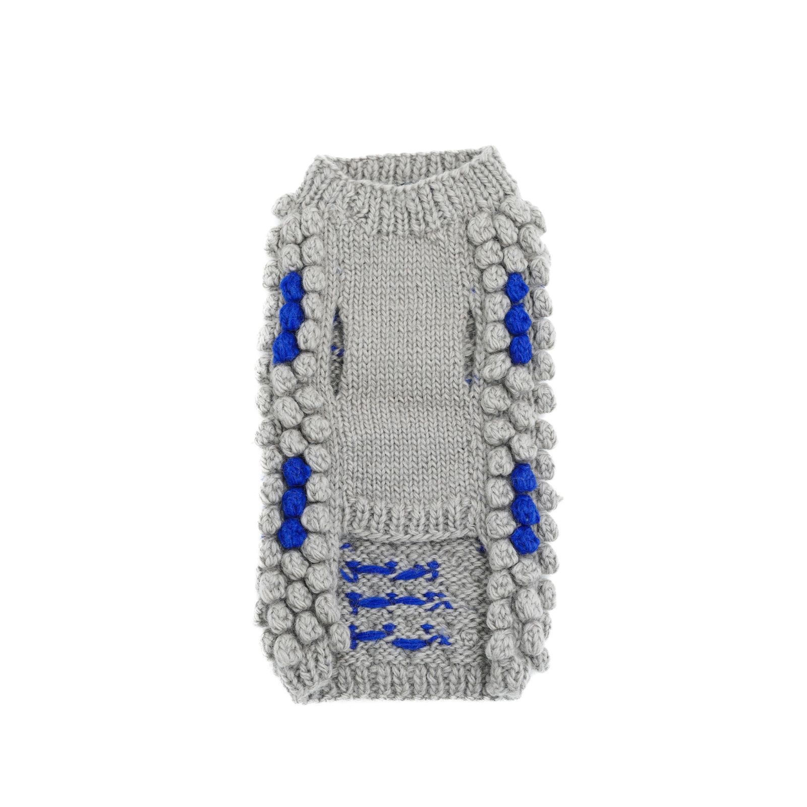 WARE OF THE DOG Multi Bobble Sweater NATURAL ROYAL 犬 ニット セーター 海外直輸入 WWW_GEBZETESISAT_COM_TR