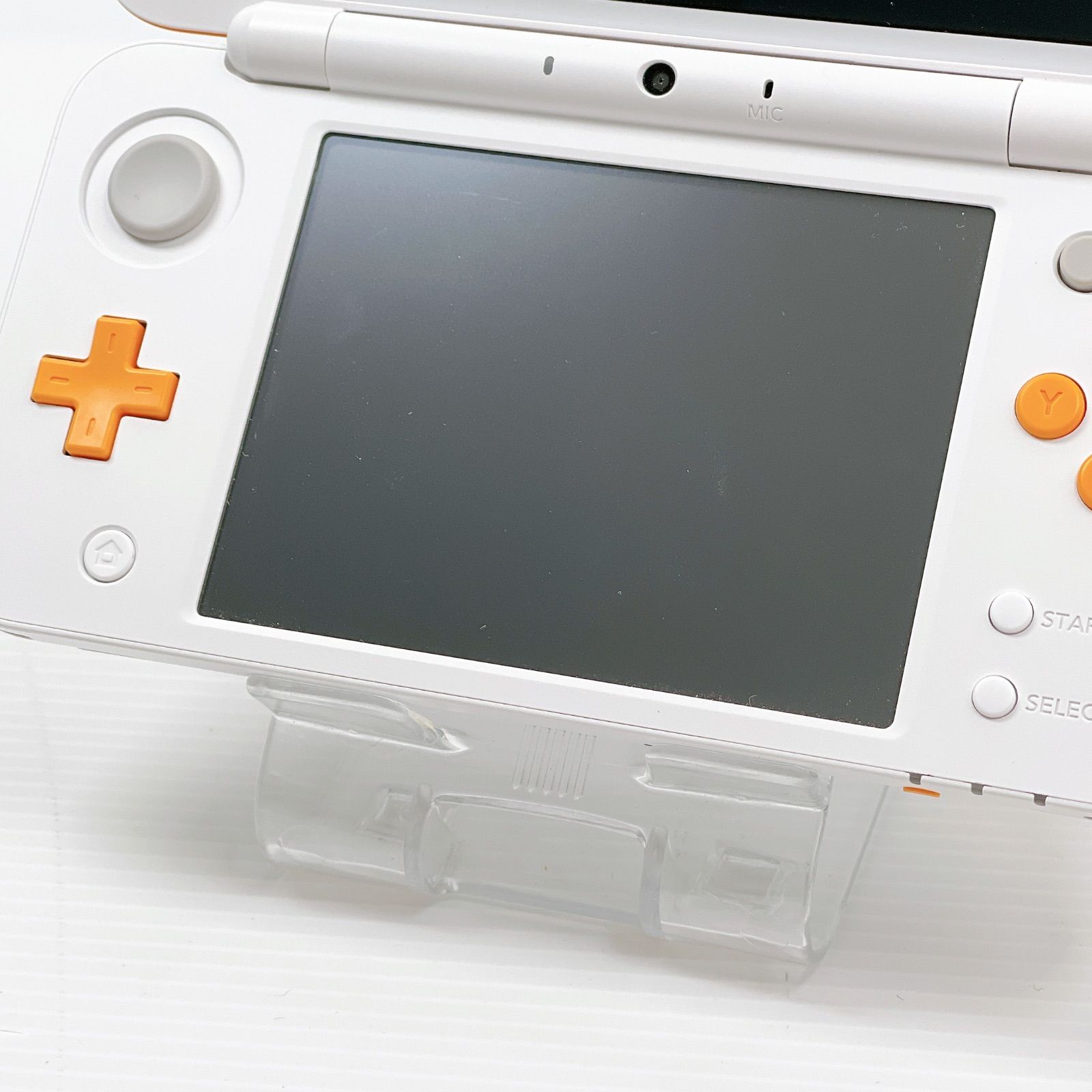 極美品 new ニンテンドー 2DS LL ホワイトオレンジ 遊べるセット