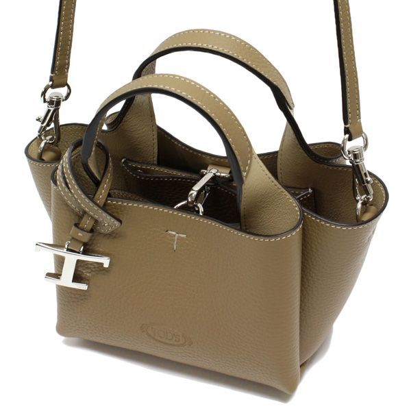 25SS モデル トッズ TOD'S マイクロ Tタイムレス レザ