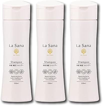 ラサーナ 海藻 海泥 シャンプー 230ml お得3本SET ローズヒップの甘ずっぱい、さわやかな香り 大人気