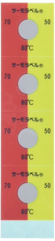 日油技研工業 組合せサーモラベル R TB 80度 不可逆性 可逆性 40枚入 TB-80