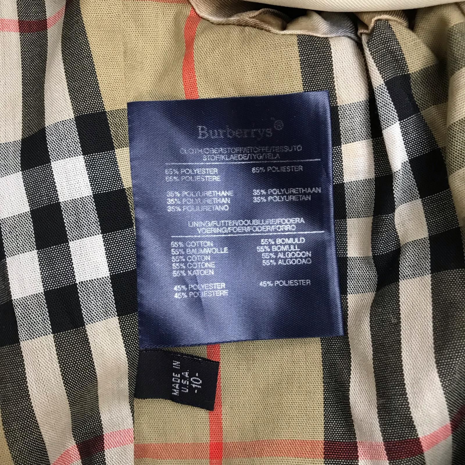 USA製/Vintage☆BURBERRYS【バーバリー】ステンカラーコート 