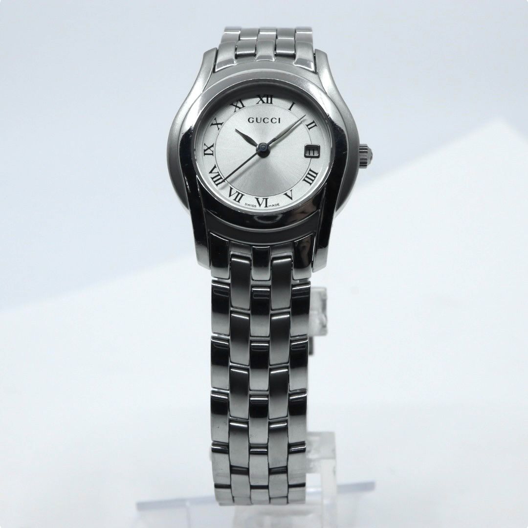 GUCCI グッチ 5500L 腕時計 ブラック レディース 電池交換 稼働 メンズ・レディース共通グッチ5500系を自分で電池交換する方法