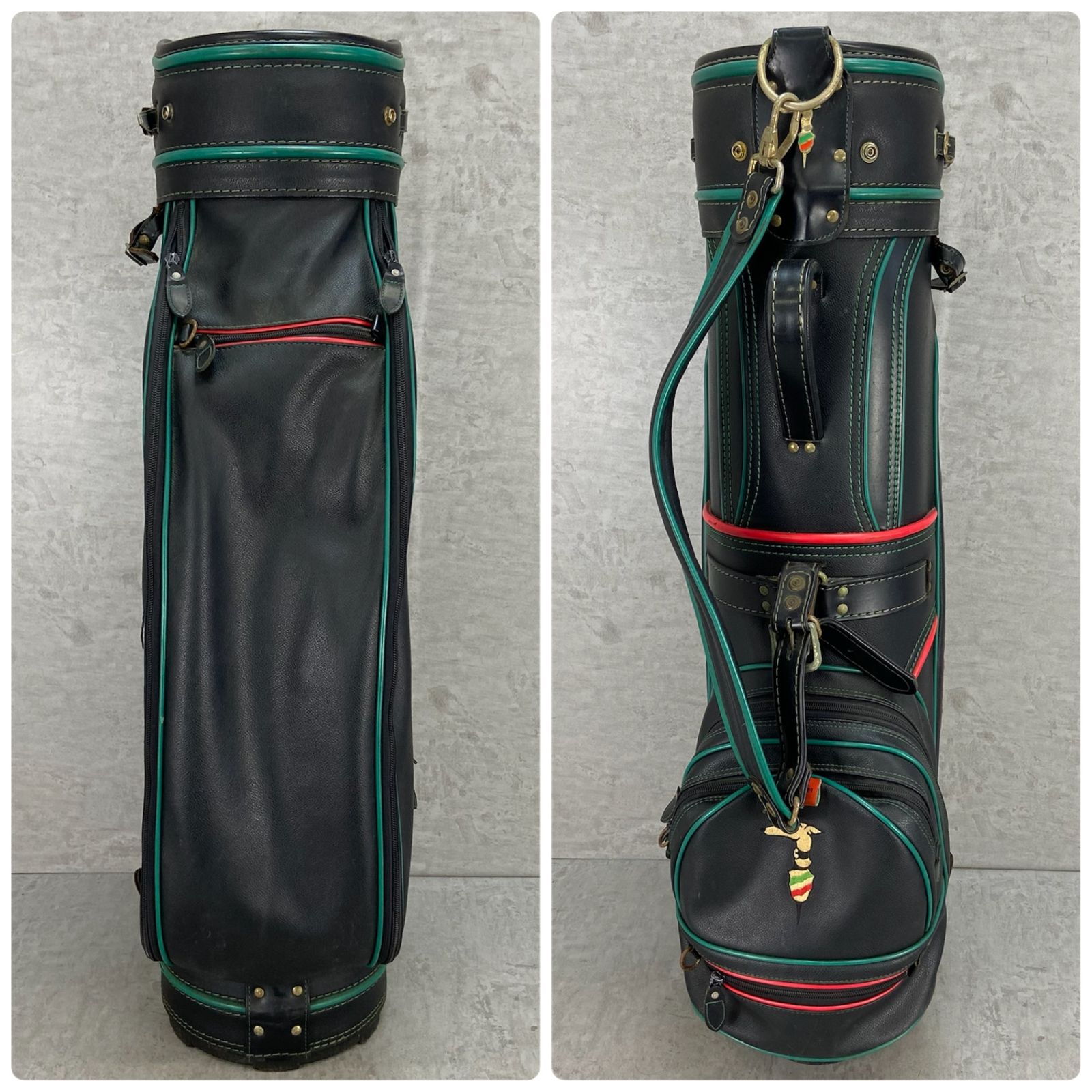 TRUSSARDI トラサルディ ゴルフ用 キャディバッグ カート式 約